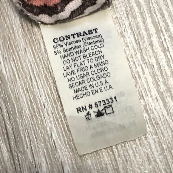 Gilli V-Neck maxi Dress Semi-Patterned Womens Medium - Picture 5 of 9